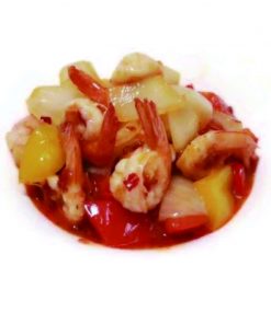 159.GAMBERI IN SALSA AGRODOLCE